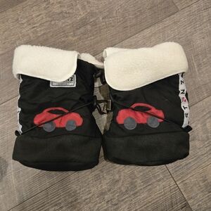 Kids' Black and Red Car stonz boots with stonz liner
